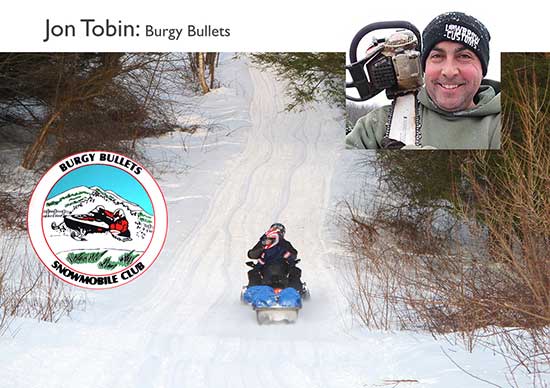 Jon Tobin, snowmobile volunteer