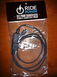 RidePower cell phone charger