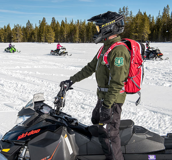 Free snowmobile weekend, take the time to stop and look