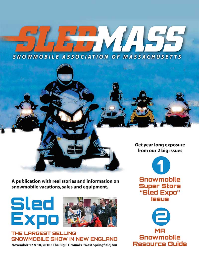 Advertise in the SledMass magazine